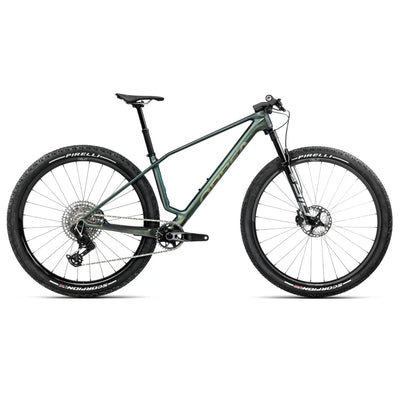 2025 Orbea Alma M-TEAM AXS Carbon Hardtail Mountain Bike in Seaweed