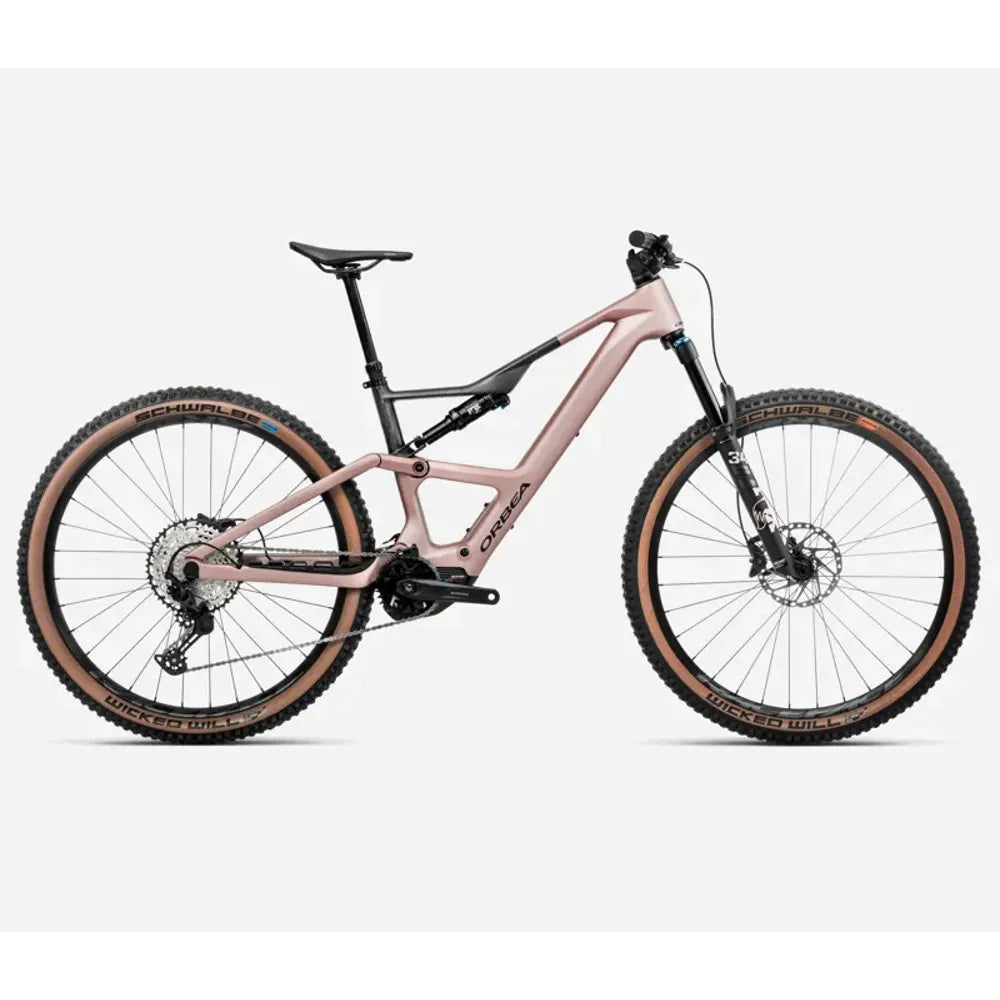 Orbea Rise Sl M20 420Wh E-Mountain Bike In Desert Rose/Carbon Raw Matt