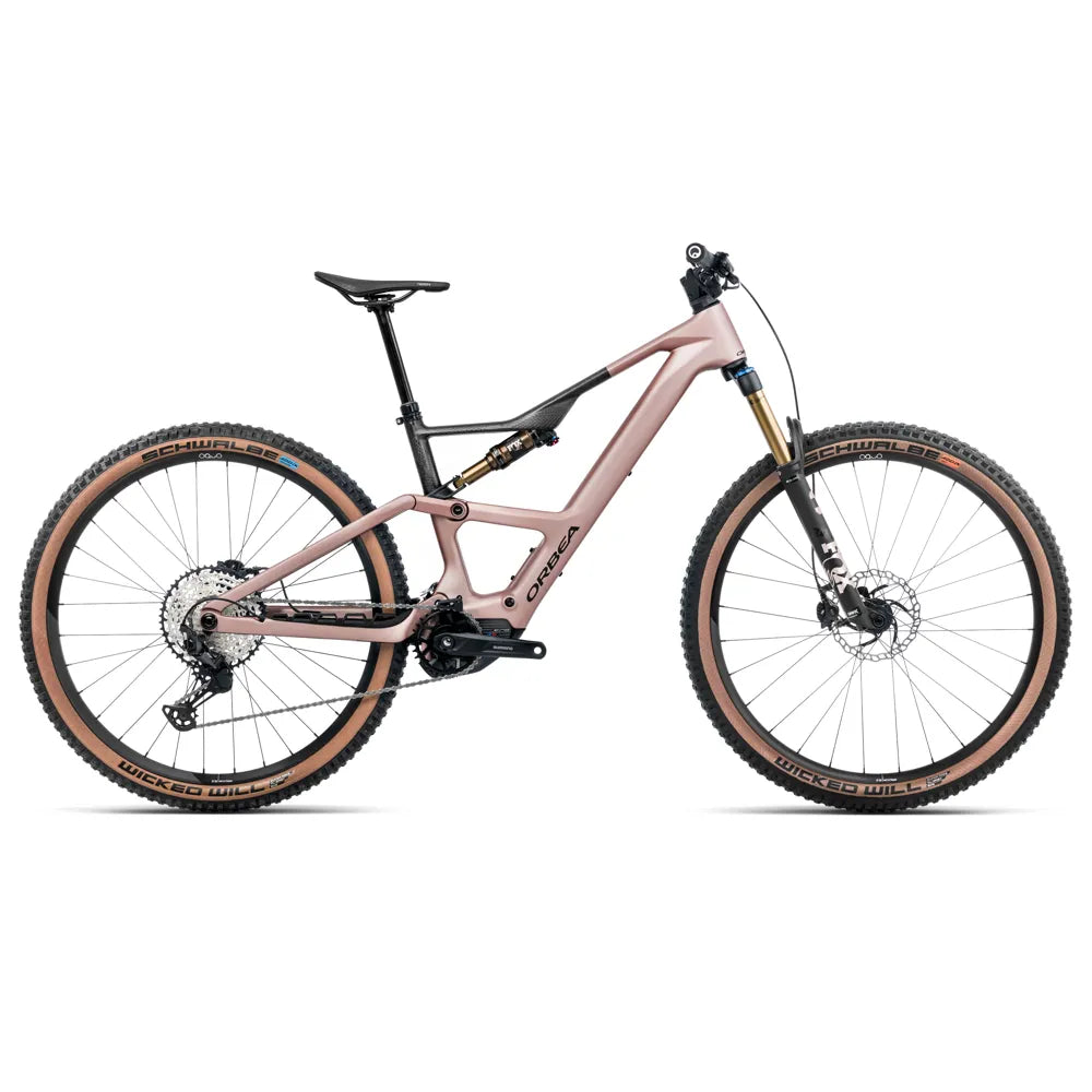 2025 Orbea RISE SL M10 420Wh Electric Mountain Bike in Desert Rose
