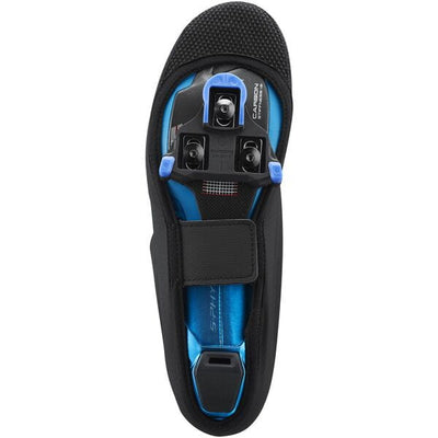 Shimano Unisex, Dual Rain Shoe Cover, Black, Size S (37-39)