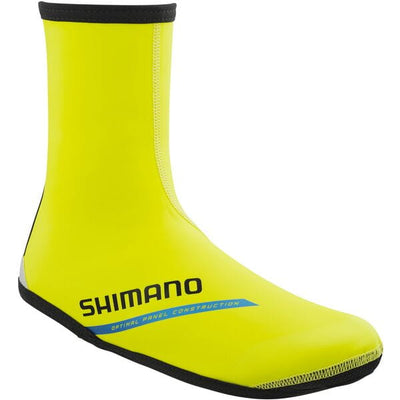 Shimano Unisex, Dual Fit Thermal Shoe Cover - Small / Fluoro Yellow