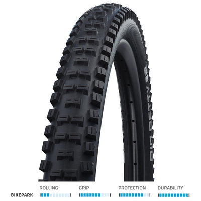 Schwalbe Big Betty Addix Performance Bikepark Mountain Bike Tyre in Black | 29 X 2.4