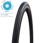 Schwalbe One Performance RaceGuard TLE Folding Tyre - Bronze Side Walls