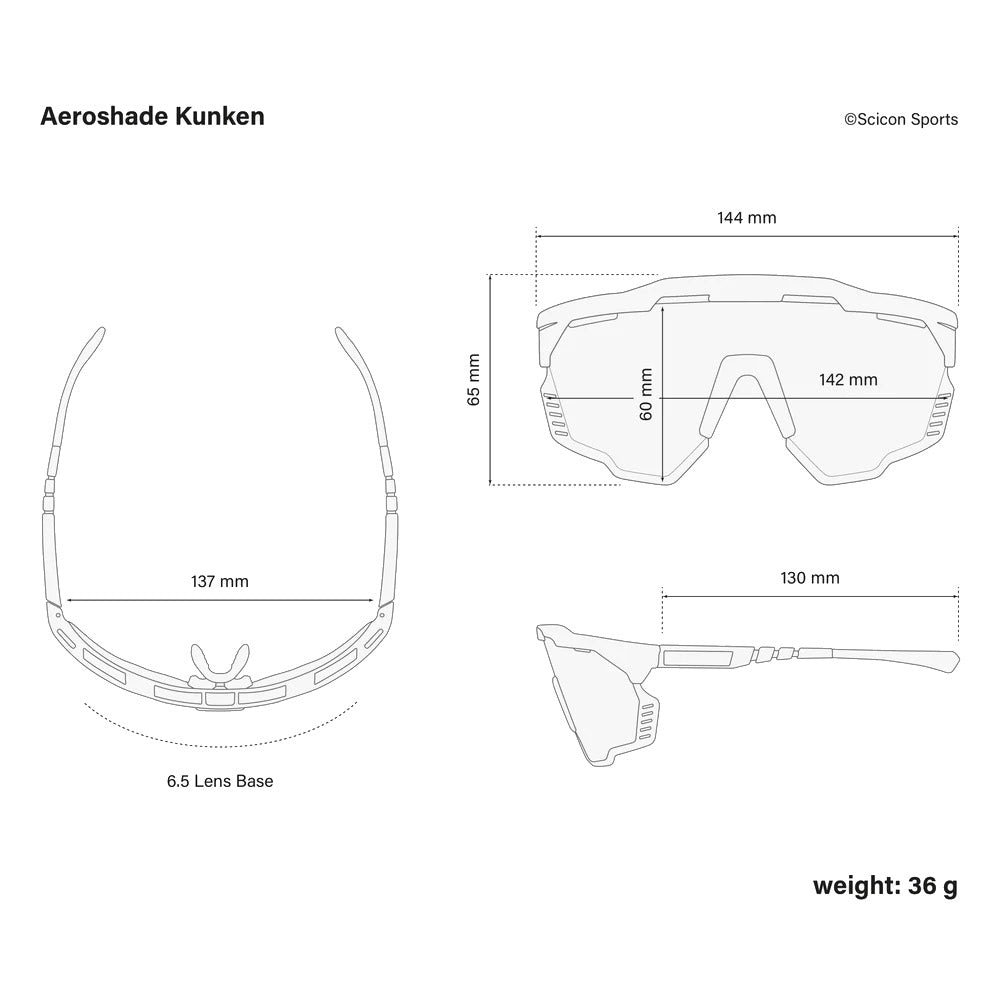 Scicon Aeroshade Kunken Black Multimirror Sunglasses