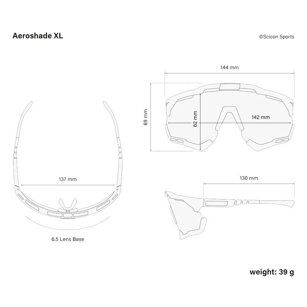 Scicon Aeroshade XL Multimirror White/Red Sunglasses