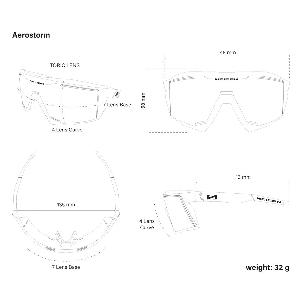 Scicon Aerostorm Multimirror Blue Sun Sunglasses