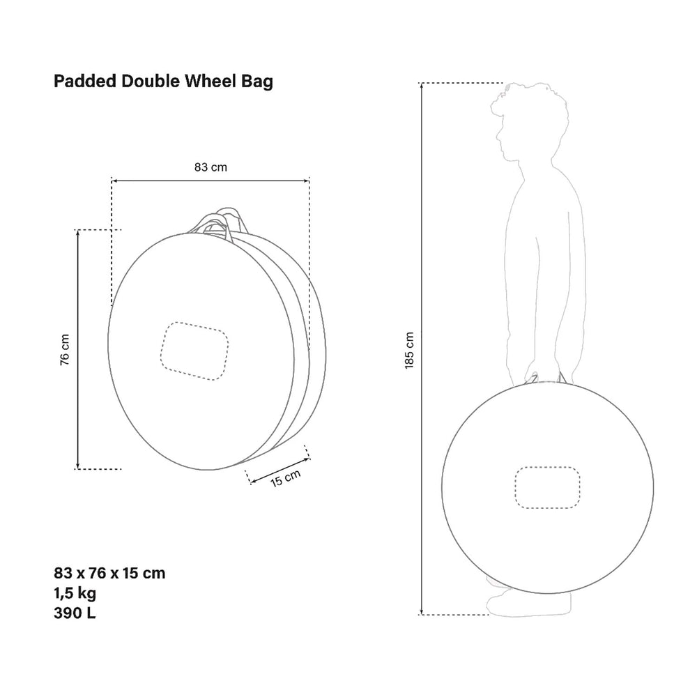 Scicon Padded Double Wheel Bag