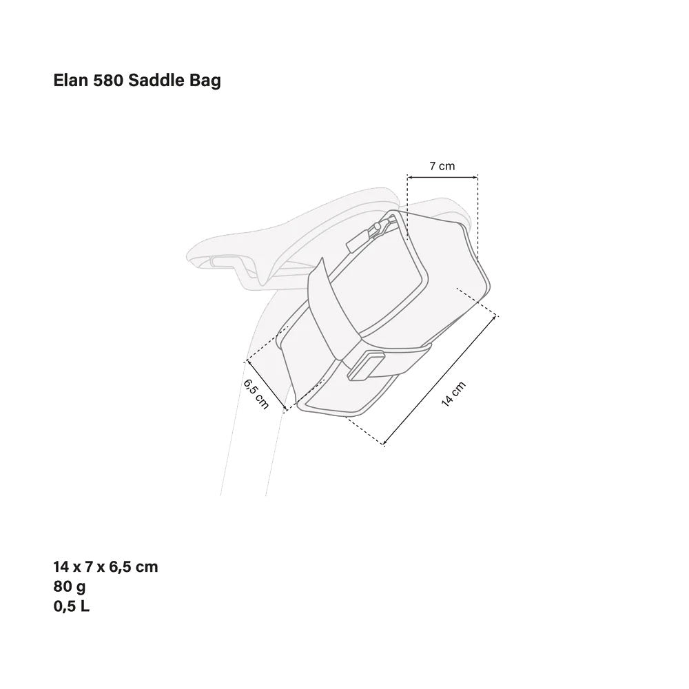 Scicon Elan 580 Saddle Bag