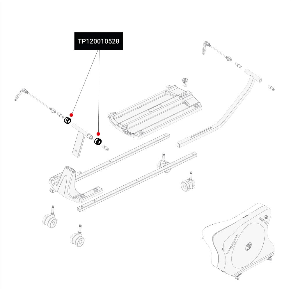 Scicon Thru Axle Adapter End Caps For Aerocomfort 3.0