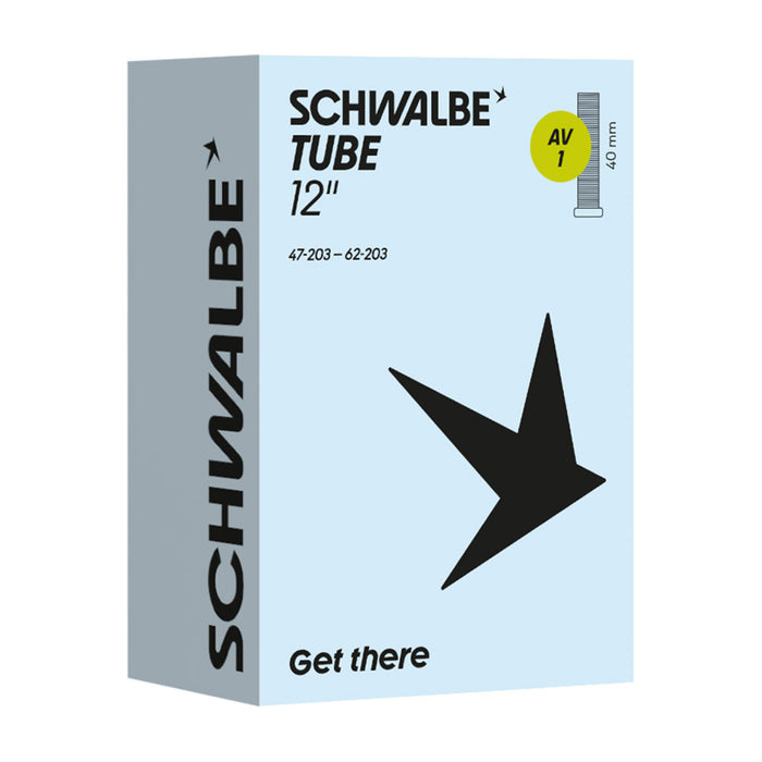 Schwalbe AV1 12" Tubes in Light-Blue