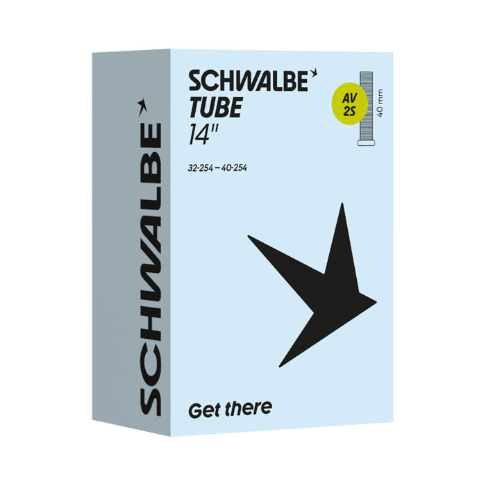 Schwalbe AV2 14/16" Tubes in Light-Blue