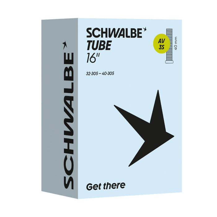 Schwalbe AV3 16" Tubes in Light-Blue