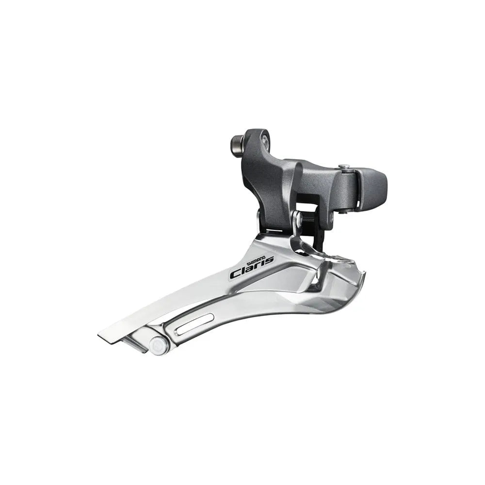 Shimano Claris 7/8-speed Double Front Derailleur 28.6/31.8mm in Silver