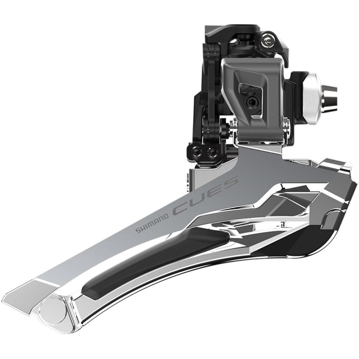 FD-U6030 CUES double front derailleur 9/10-speed, down swing/pull, braze-on