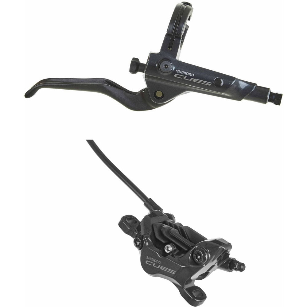 Shimano BR-U8020/BL-U8000 CUES bled brake lever/post mount 4 pot calliper - Front / Right