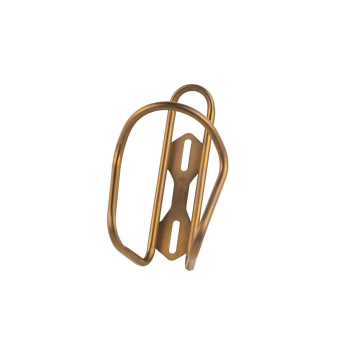 Silca Sicuro Anodised Titanium Bottle Cages Bourbon