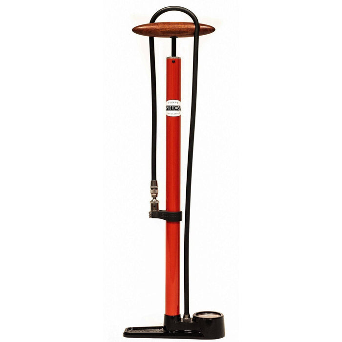 Silca Pista Floor Pump Red