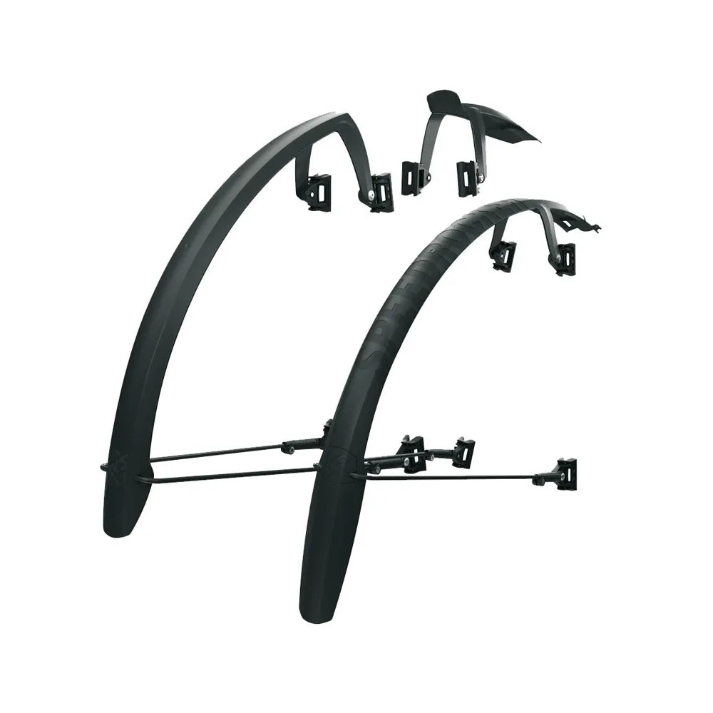 SKS Speedrocker 700c Gravel Bike Mudguard Set in Black