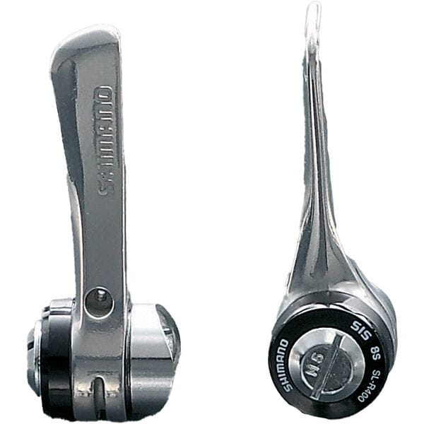 Shimano SL-R400 downtube shifters - braze-on, 8-speed