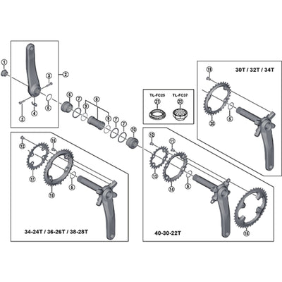 Shimano SM-CRM81 XT 11spd M8000 1X DCE single chainring 32T