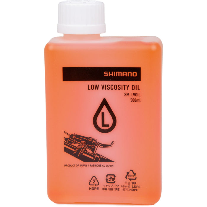 SM-LVOIL Low viscosity Shimano mineral oil 500 ml, yellow