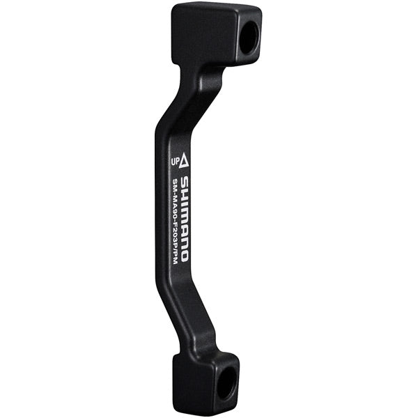 Disc adapter for post mount calliper, for post 180mm fork/frame, for 203mm rotor