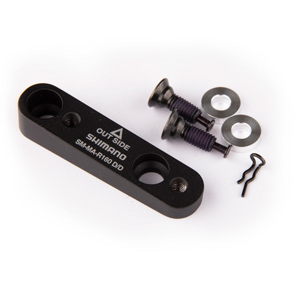 Disc adapter for Flat mount calliper, for Flat mount frame, for 160mm rotor