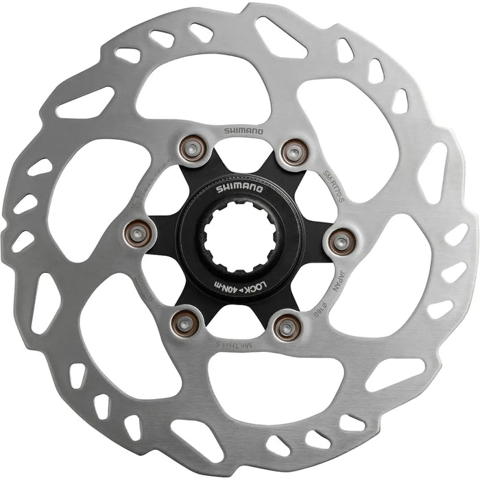 ROTOR SMRT70 C/Lock 140mm Silver/Black centre lock - 140 mm