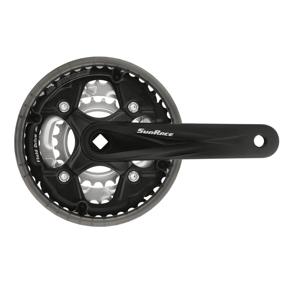 Sunrace FCM513 7/8x Juniors Chainset in Black
