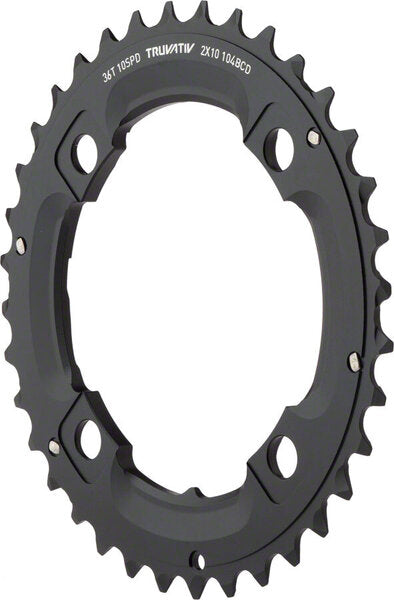 SRAM Chain Ring MTB 38T 104 S1 49 Chainline AL5 2X10 No Pin BlastBlack (38/24)