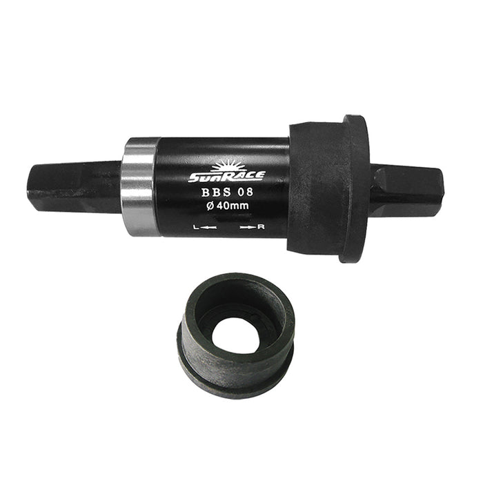 Sunrace Steel Square Taper Bottom Brackets in Silver