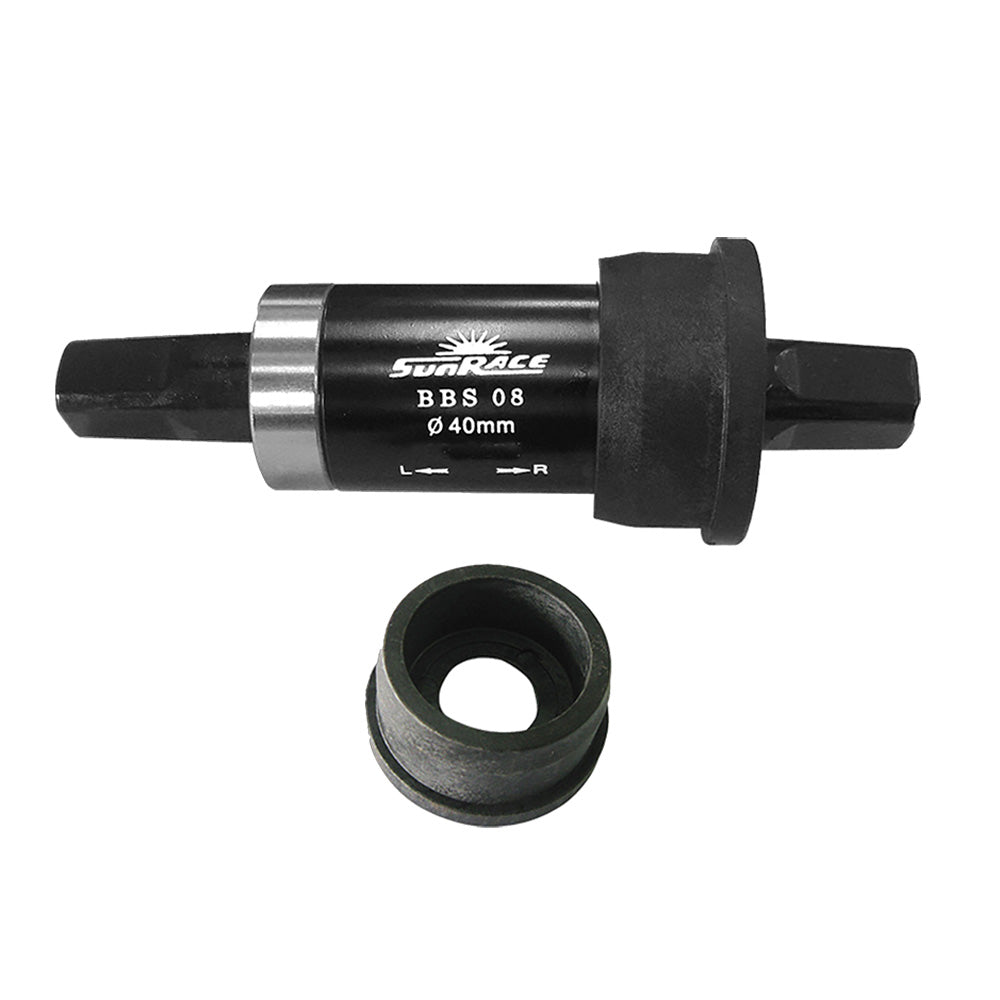 Sunrace Steel Square Taper Bottom Brackets in Silver