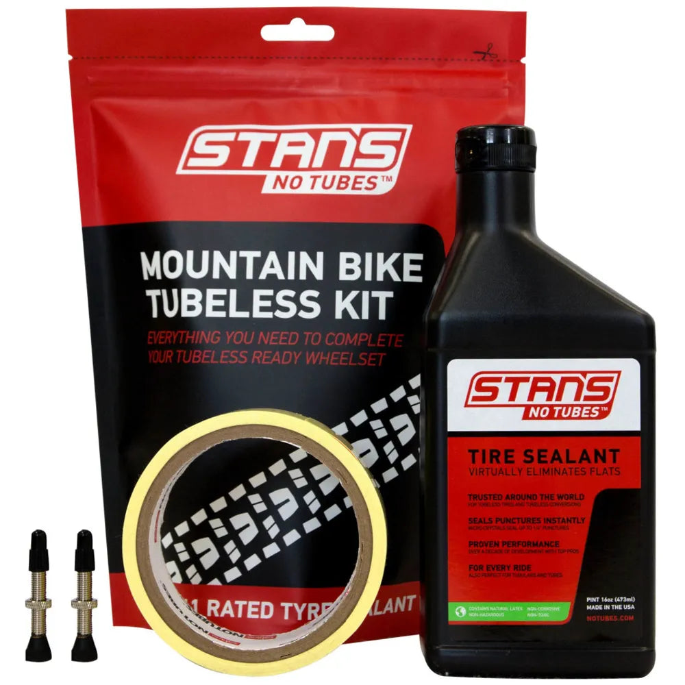 Stans No Tubes MTB Tubeless Kit - 25mm Tape/35mm Valves