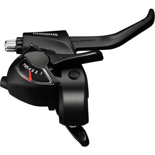 ST-EF41 EZ fire plus STI set for V-brakes, 3x7-speed, 2-finger lever, black