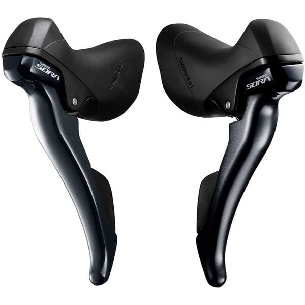 ST-R3000 Sora STI lever set, 9-speed, triple
