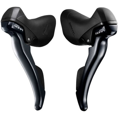 ST-R3000 Sora STI lever set, 9-speed, triple