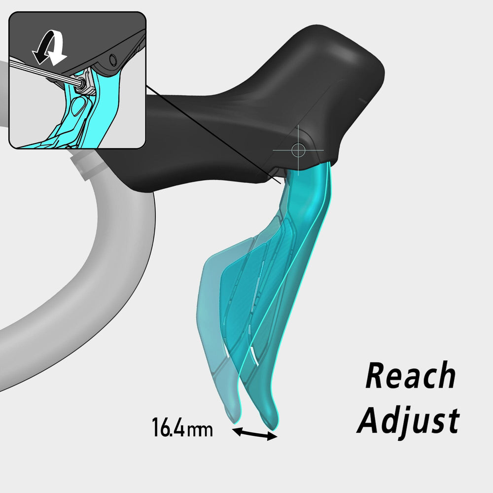 ST-RX715 GRX wireless Di2 shift hydraulic STI lever, 12-speed, right hand