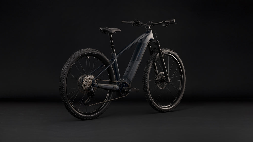 Cube Reaction Hybrid Pro 800 Electric Mountain Bike in Silverdust/Prism