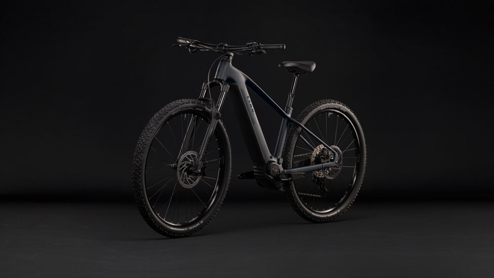 Cube Reaction Hybrid Pro 800 Electric Mountain Bike in Silverdust/Prism