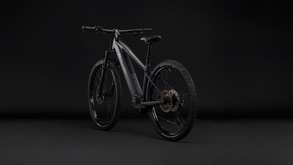 Cube Reaction Hybrid Pro 800 Electric Mountain Bike in Silverdust/Prism