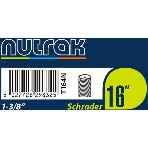 TUBE Nutrak 20 X 1.75-2.2 Prst Black 20 x 1.75 - 2.125 inches presta