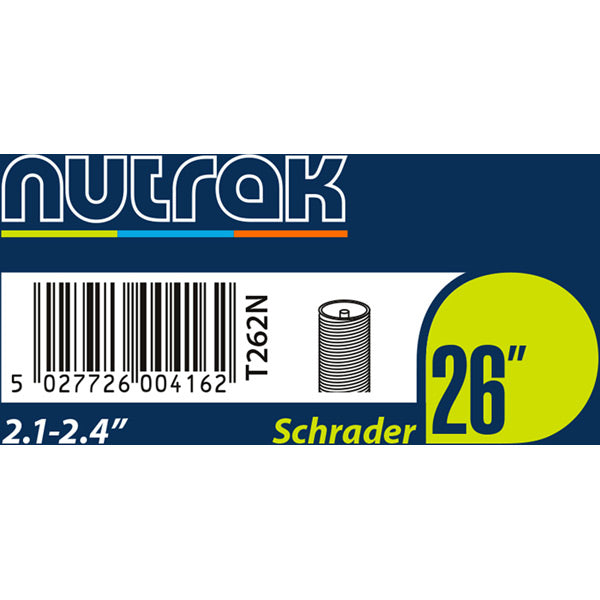 26 x 2.1 - 2.4 inch Schrader inner tube
