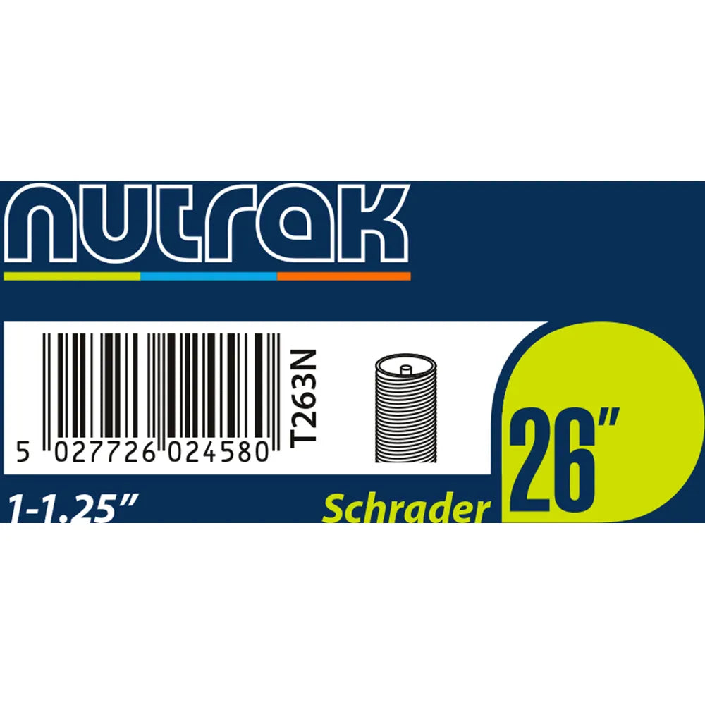 Nutrak 26 Inch Inner Tube with Schrader Valve
