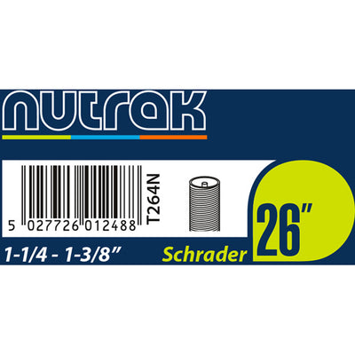 TUBE Nutrak 26x1-1/4-1 3/8 Sch Black 26 x 1-1/4 - 1-3/8 inches schrader