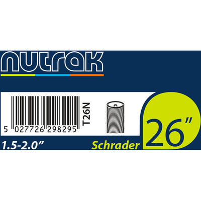 Nutrak 26 Inch Inner Tube with Schrader Valve