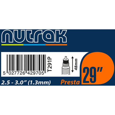 Nutrak 29 Inch x 2.5 - 3.0 Presta Inner Tube 