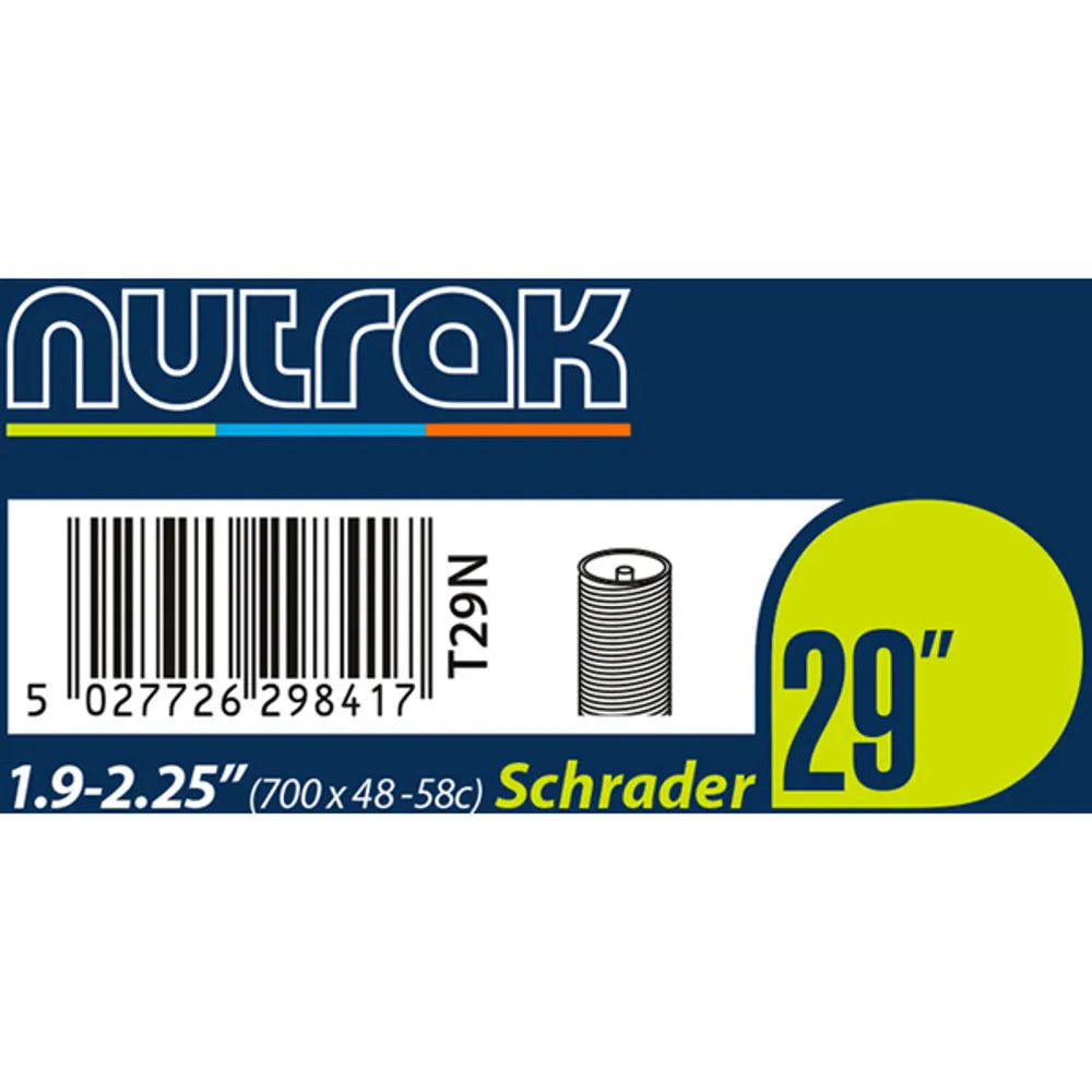 Nutrak 29 X 1.9 - 2.25 inch Schrader Mountain Bike Inner Tube