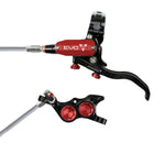 Hope Tech 4 EVO TR4 - Black/Red - Braided - No Rotor