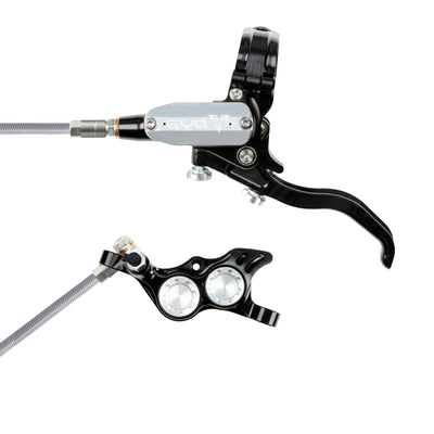 Hope Tech 4 EVO TR4 - Black/Silver - Braided - No Rotor