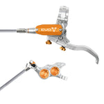 Hope Tech 4 EVO TR4 - Silver/Orange - Braided - No Rotor